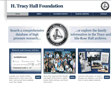 Tablet Screenshot of htracyhall.org